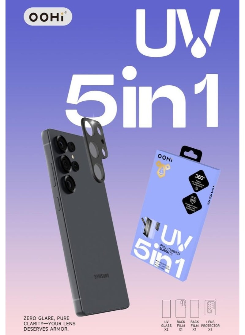 Clear UV Filter Screen Protector, 3D Curved Edge Tempered Glass, 5-in-1 Installation Kit, 2 Screen Protectors, 2 Back Screen Protectors, and 1 Camera Screen Protector (Oppo Reno 12 Pro) - Image 5