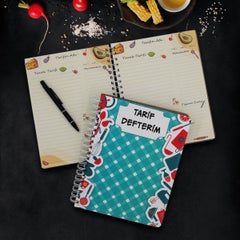 Vagonik Specially Designed Large Size 160 Page Recipe Book with Wooden Cover  - Image 1