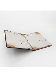 Vagonik Specially Designed Large Size 160 Page Recipe Book with Wooden Cover  - Image 3