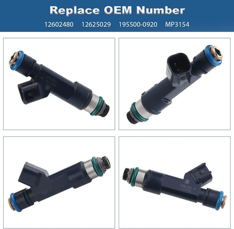 JDMON Fuel Injectors Replacement for Chevy Malibu, Cobalt, Pontiac G6, Saturn Sky and Vue - 4Pcs - Image 3