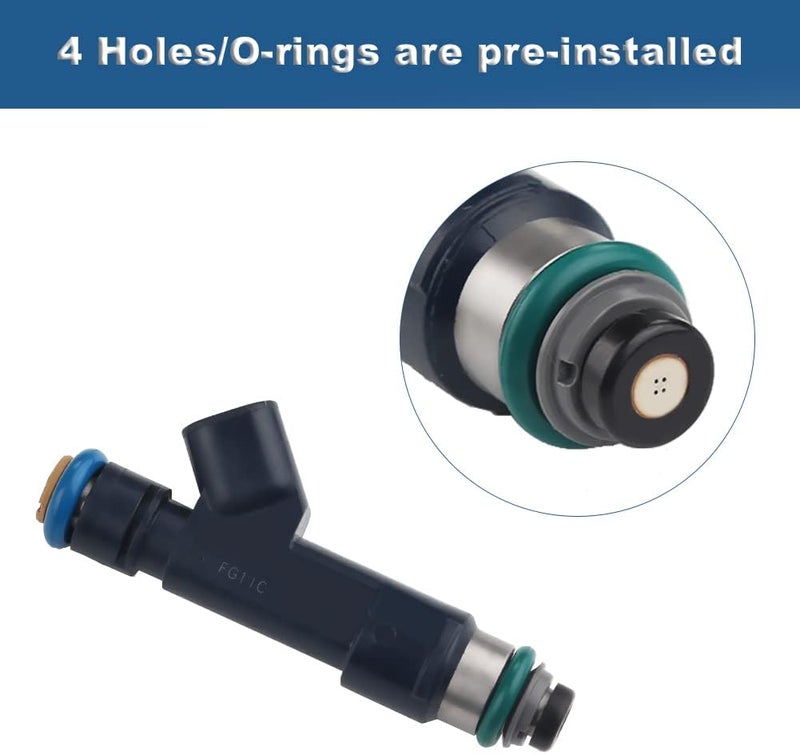 JDMON Fuel Injectors Replacement for Chevy Malibu, Cobalt, Pontiac G6, Saturn Sky and Vue - 4Pcs - Image 5