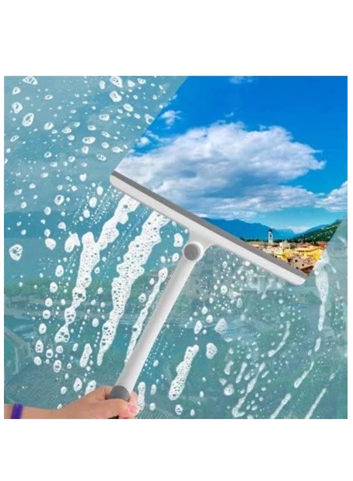 Multi-Purpose Silicon Squeegee, Household Cleaning Tools, Mirror Wiper, Glass Window Cleaner Apply to Tiles, Shower Doors, Bathroom, Mirrors, and Car Windows, Doors - Image 1
