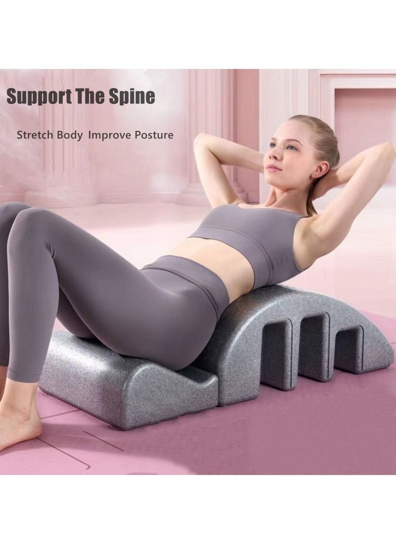 Generic Pilates Yoga Wedge Massage Correction Yoga Foam Kyphosis Correction Detachable Large Spine Yoga Equipment  - Image 2