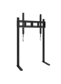 HILLPORT Heavy-Duty Steel TV Floor Stand for 55-90" TV Screens, 75KG Load Capacity, 4-Level Height Adjustable, Wall-Hugging Design, Save Space, VESA 200x200-900x600mm  - Image 1