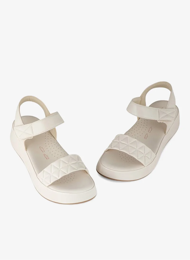 Vincci Beige Women Multi Strap Wedge Sandals for Women | Best Price UAE