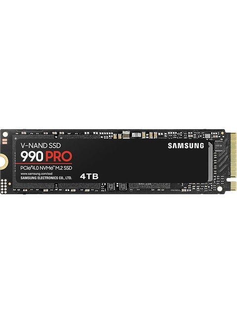 SAMSUNG 990 PRO SSD 4TB PCIe 4.0 M.2 2280 Internal Solid State Hard Drive, Seq. Read Speeds Up to 7,450 MB/s for High End Computing, Gaming, and Heavy Duty Workstations,