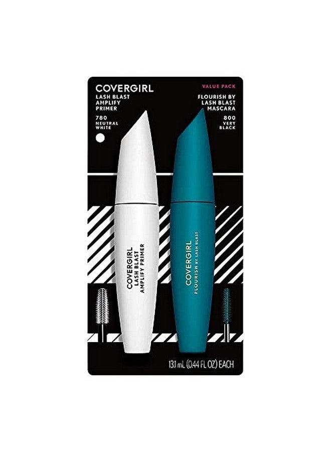 Covergirl Flourish By Lash Blast Mascara & Covergirl Lash Blast Amplify Eyelash Primer Pack - Image 1