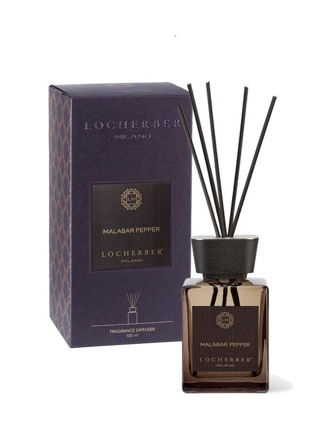 لوكيربر ميلانو فواحة عطر بأعواد خشبية مالابار بيبر 500 مل  - Image 1