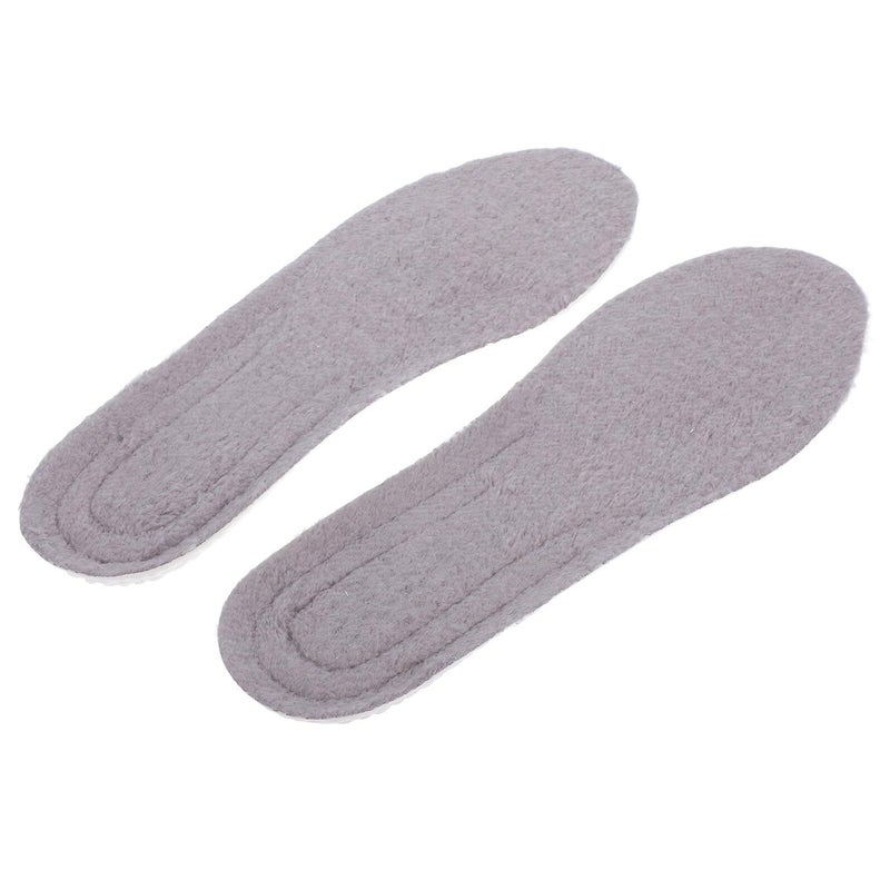 PartyKindom Winter Self-Heating Thermal Insoles Grey Unisex Thick Soft Shock Absorbing Inserts for Boots Sports Shoes - Image 2