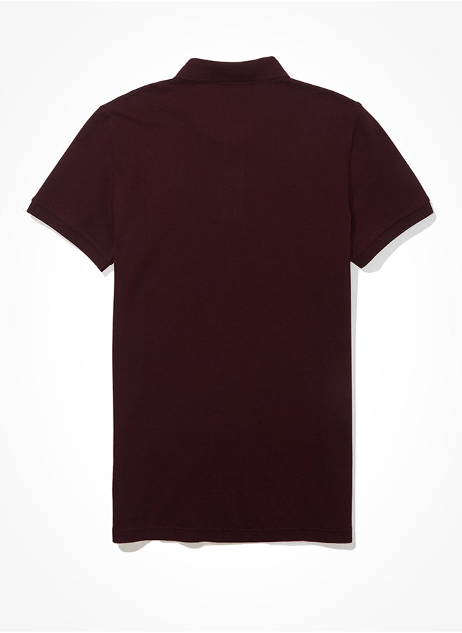 American Eagle - Logo Slim Fit Polo - Image 1