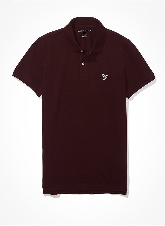 American Eagle - Logo Slim Fit Polo - Image 1