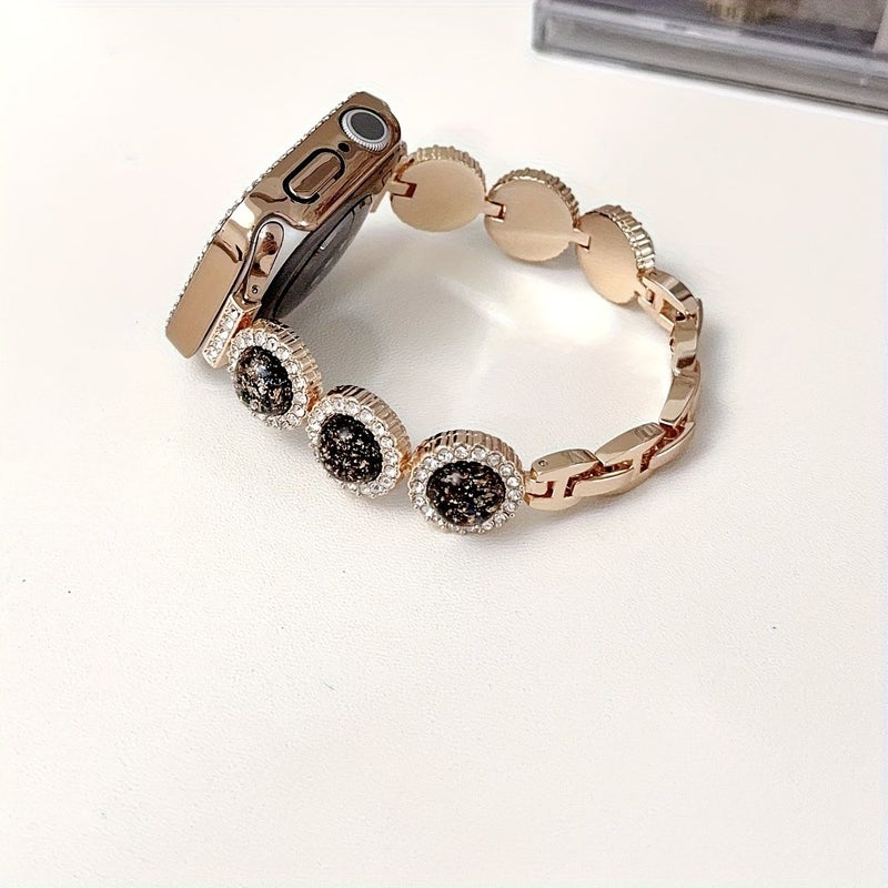 سوار ساعة روز جولدن ستاري سكاي لساعة Apple Watch Series 10 1 38 ملم 40 ملم 41 ملم 42 ملم - Image 5