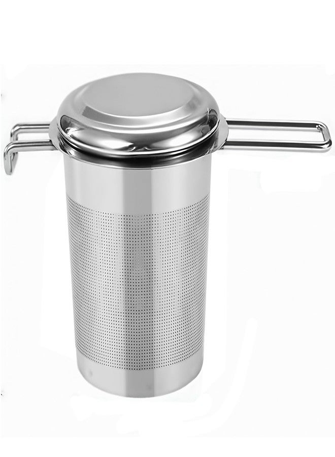 Numola Large Tea Infuser - Stainless Steel Loose Leaf Tea Steeper with Heat Resistant Double Handles, Tea Strainer & Tea Ball for Mugs, Cups & Teapots - Perfect for Home, Office, Coffee - Image 1
