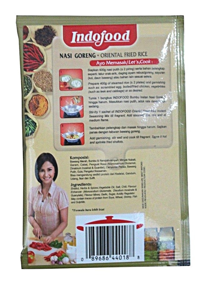 Indofood Instant Seasoning Mix Authentic Indonesian Recipe for NASI GORENG Oriental Fried Rice 1.5oz (3 Pack) by Indofood - Image 2