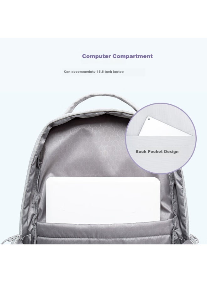 Cow Backpack For Men And Women, Suitable For Middle School, High School And College Students, Large Capacity, Lightweight Laptop Bag, Travel Backpack For Men, Off-white