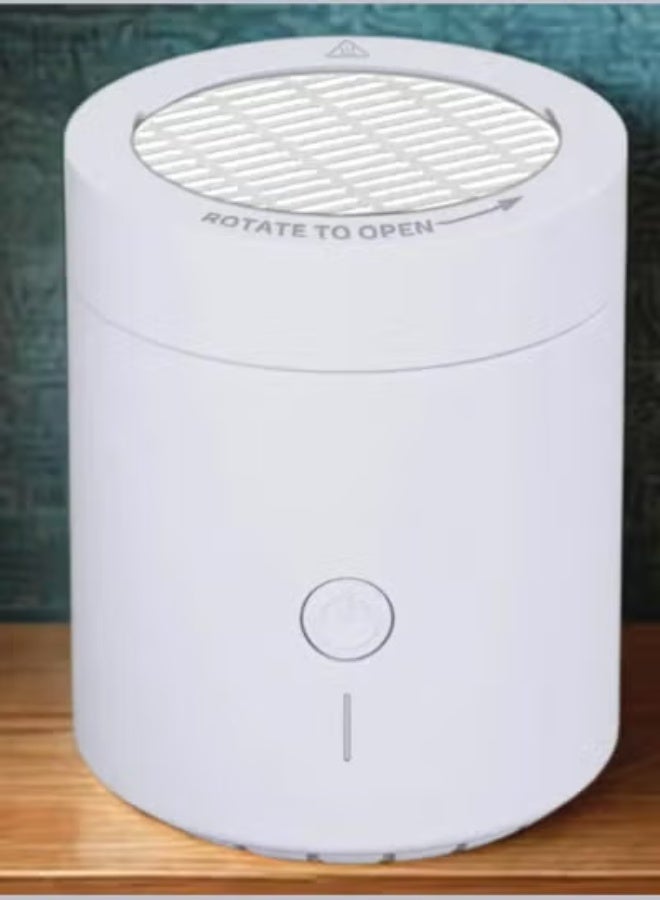 تايجر Electronic Bakhoor Burner USB Rechargeable Portable Incense & Oud Diffuser with Ceramic Heating Chamber, Smoke-Free Aromatherapy Fragrance Enhancer for Home, Car & Office – White - Image 4