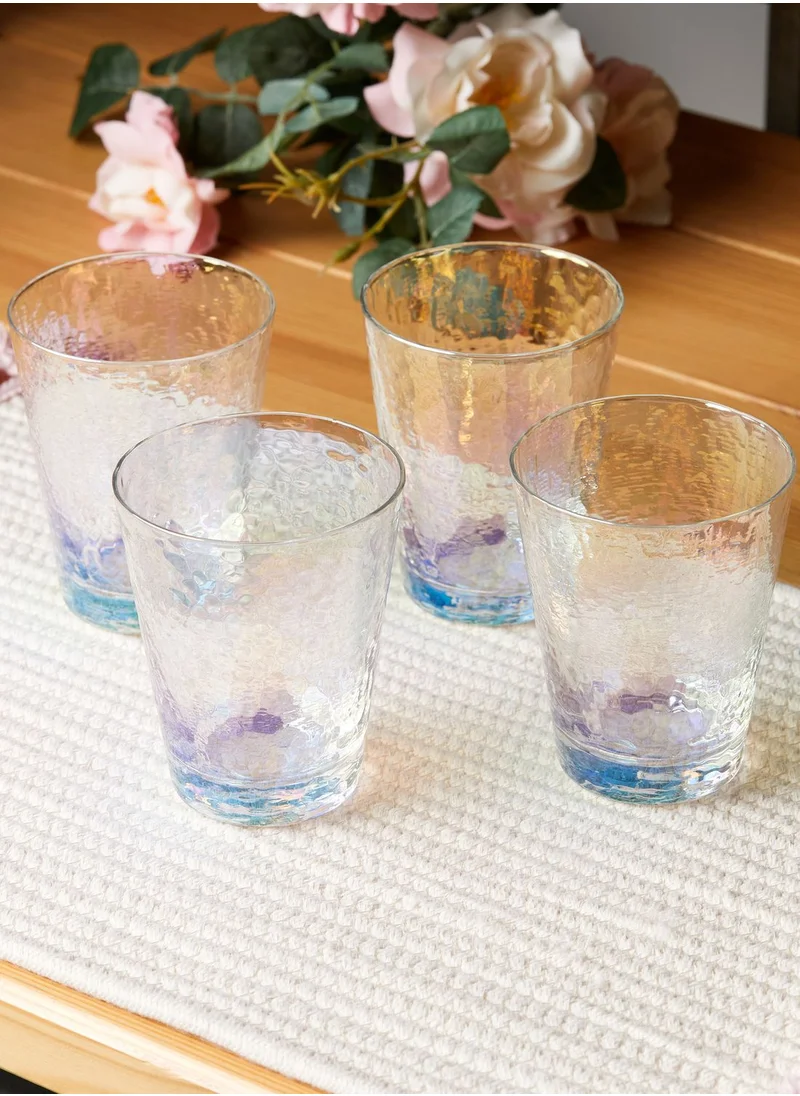 Premier Set of 4 Aurora Glass Tumblers