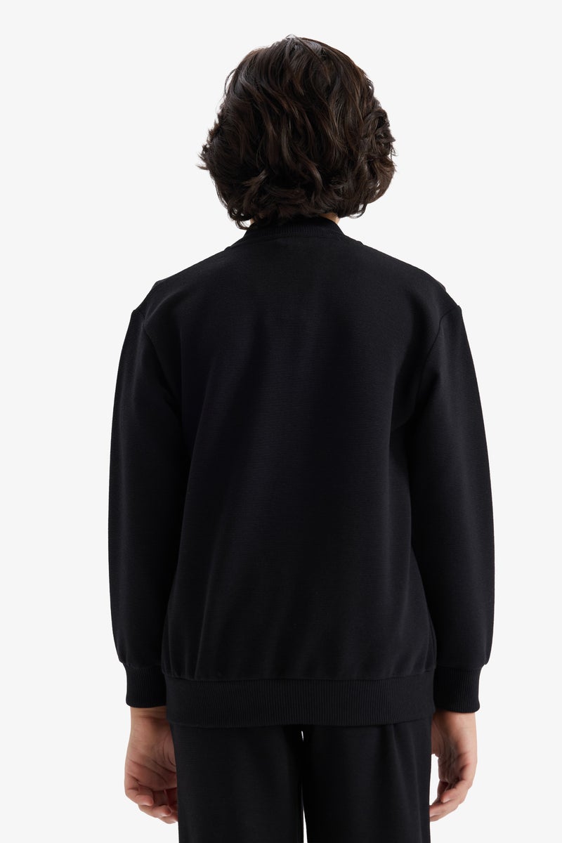 ديفاكتو كارديجان بومبر بياقة كوليج أولادي - Image 5