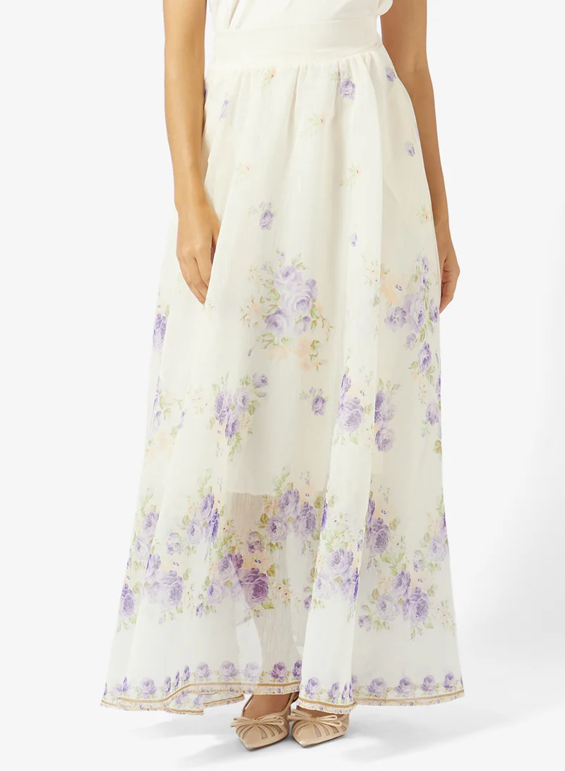 Khizana  Printed Top & Skirt Set for Women | Best Price UAE