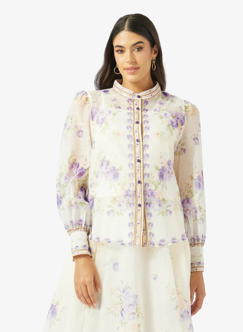 Khizana  Printed Top & Skirt Set for Women | Best Price UAE