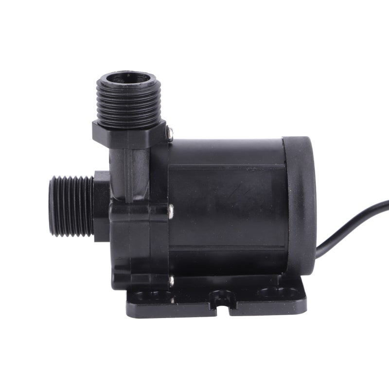 Booster Pump: 12V DC, 12m Discharge Lift, 700L/H Flow - Water Shortage & Rotor Locking Protection Compact Pump with ABS Casing, Copper Motor for Fish Tanks, Aquariums, Fountains, Showers - Image 2