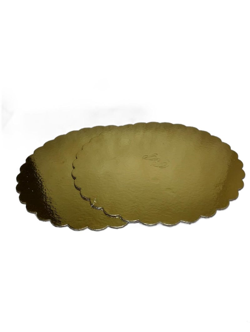Baekence Baekence Cake Base 8 inch Round Card Board Cake Base Flower Base Pack of 25 pcs - Image 1