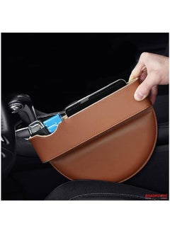 Car Seat Gap Filling Organizer Car Crevice Storage Box PU Leather Car Front Seat Pockets Interior Accessories for Smartphone Part Wallet Key 2pce Brown - pzsku/Z31FCF7DAE2947955F187Z/45/_/1691585093/69ba81a1-040b-4a28-b789-2b10f6ca6821