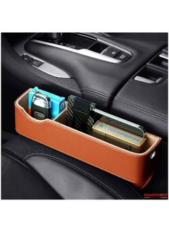 Car Seat Gap Filling Organizer Car Crevice Storage Box PU Leather Car Front Seat Pockets Interior Accessories for Smartphone Part Wallet Key 2pce Brown - pzsku/Z31FCF7DAE2947955F187Z/45/_/1691585095/918facfc-1604-4627-98a7-1673b0966281