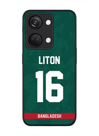 Cover for ONEPLUS NORD 3 5G / OnePlus Ace 2V Case, Rugged Black Slim fit Protective Phone Cases - Player Name - Liton Das, Jersey Number- 16 - pzsku/Z31FD09247F809E664DD8Z/45/_/1697269372/53c6dc8d-d97e-4fb0-b57e-28c50426e59c