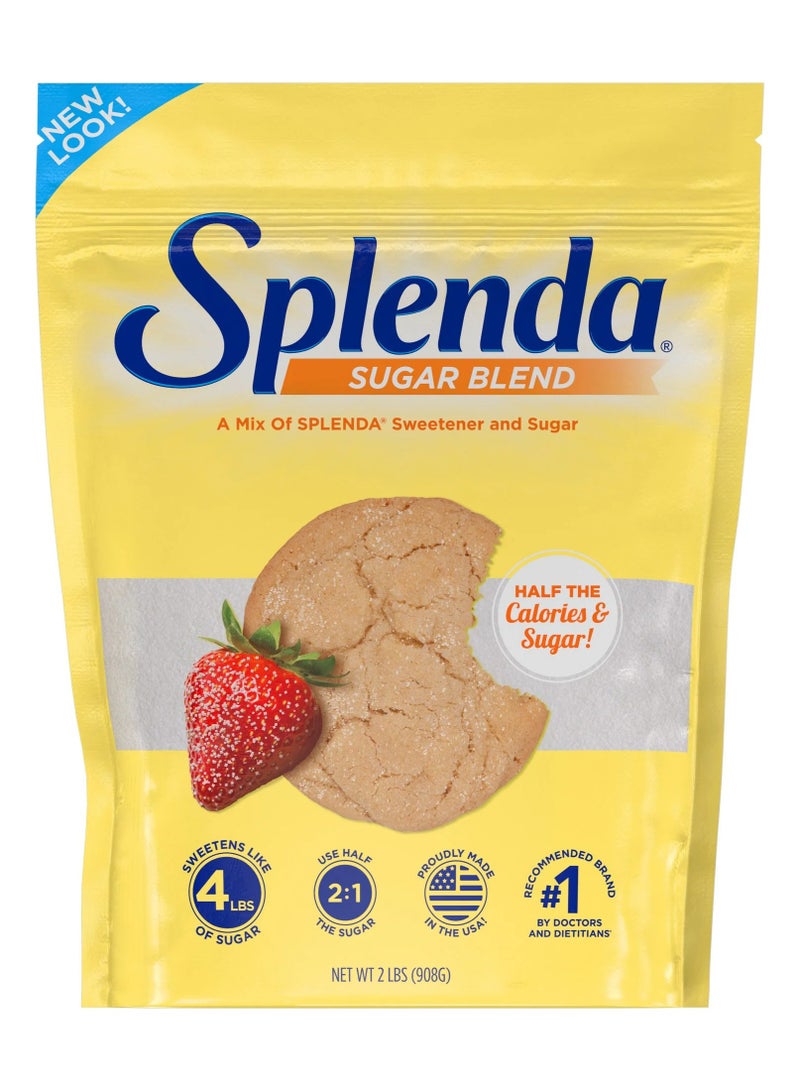 SPLENDA Splenda Low Calorie Sweetener For Baking Resealable Bag Sugar Blend 908 G
