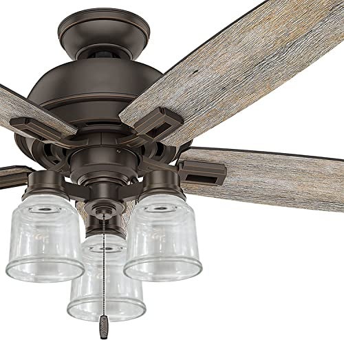 LIGHTACCENTS Ceiling Light Cover Set of 4 - Clear Glass Replacement Shades for Ceiling Fan Light Covers - Ceiling Fan Light Kit - Quick Installation Glass Lamp Shade, Ceiling Fan Globe Replacement - Image 2