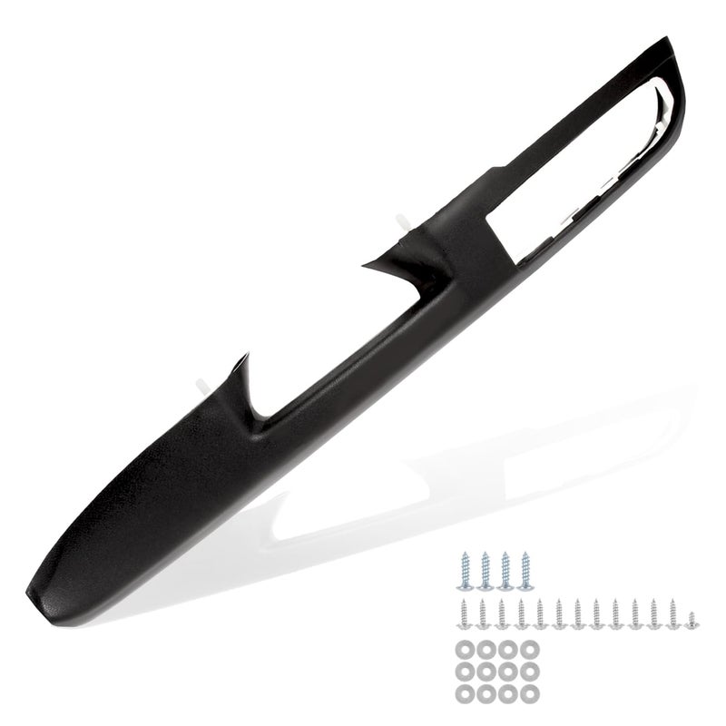 Front Driver Side Door Armrest Compatible with 2010 2011 2012 2013 2014 Silverado Sierra Suburban Tahoe Yukon Avalanche Repair with Door Release Handle Above Armrest 27inReplace OE 80994Black