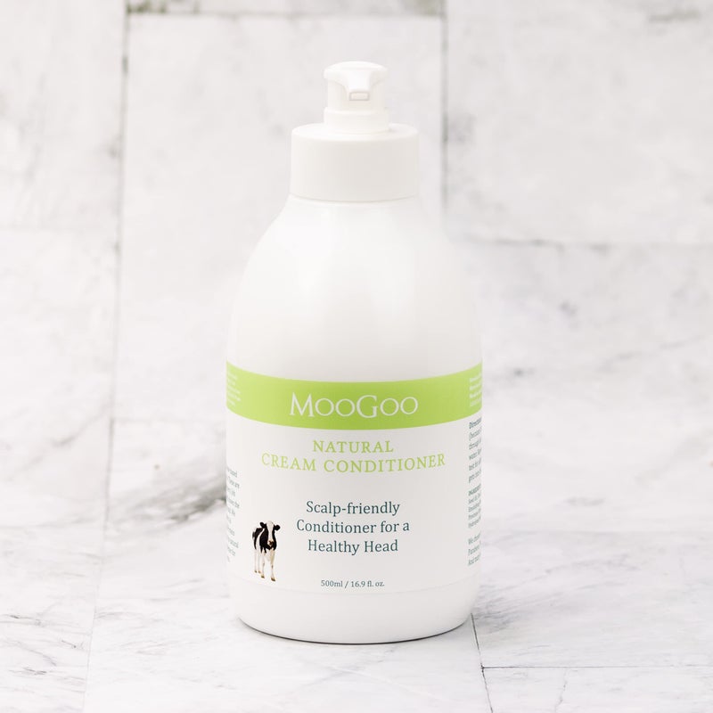 MooGoo Cream Conditioner - A non-irritating, moisturizing formula for sensitive scalps and dry hair - For all ages and hair types - For men and women. - Image 4
