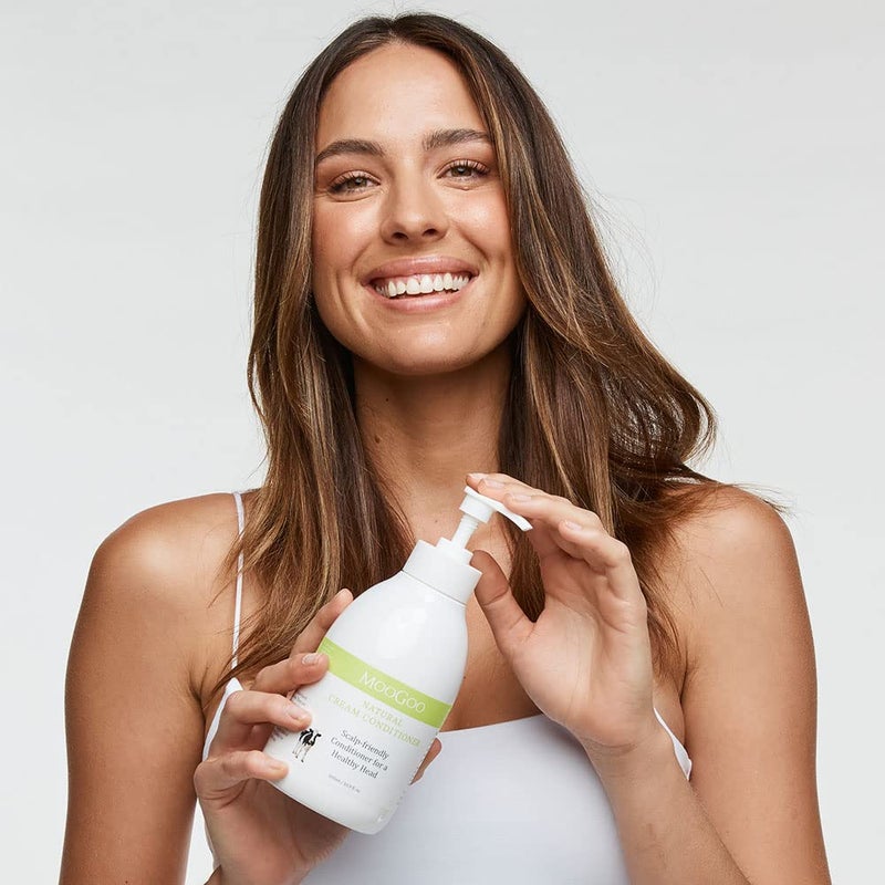 MooGoo Cream Conditioner - A non-irritating, moisturizing formula for sensitive scalps and dry hair - For all ages and hair types - For men and women. - Image 3