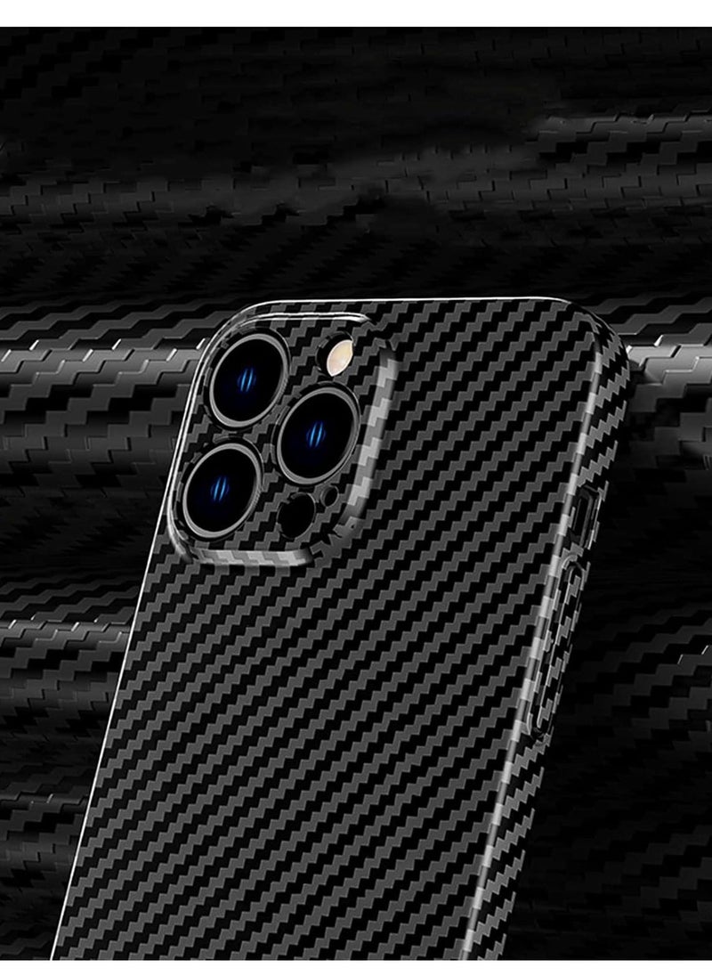 Raxoom Personality Handsome Light Thin Carbon Fiber Pattern PC Phone case Compatible with iPhone 11 Pro Unique Comfortable Cool Shockproof Back Cover - Image 4