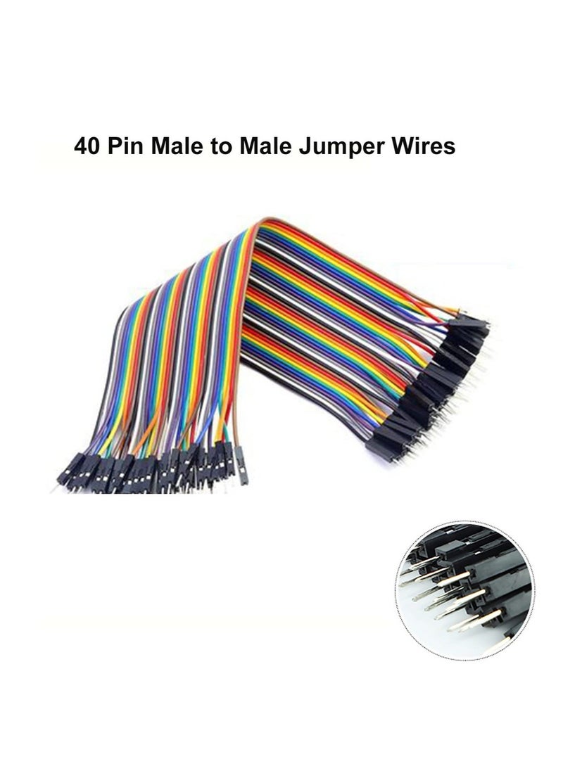 Captaintech - SYOSI, 120 Pin Dupont Jumper Wires, 20cm Wire Length, 40Pin Male to Female, 40Pin Male to Male, 40 Pin Female to Female, with Arduino and Raspberry Pi Projects - Image 1