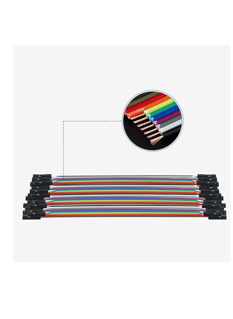 Captaintech - SYOSI, 120 Pin Dupont Jumper Wires, 20cm Wire Length, 40Pin Male to Female, 40Pin Male to Male, 40 Pin Female to Female, with Arduino and Raspberry Pi Projects - Image 1
