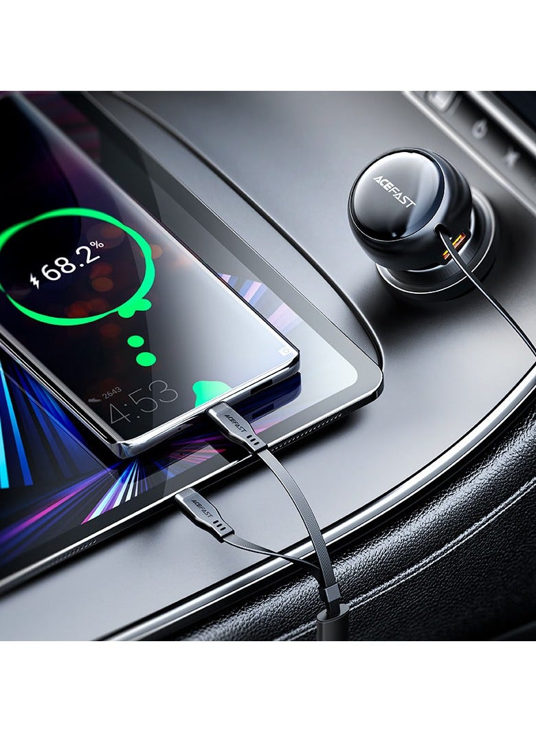 ACEFAST Fast Charge Car Charger B13 53W with 2-in-1 cable - Image 5