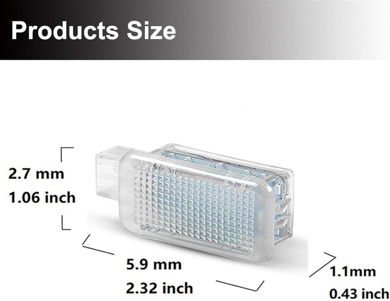 Wivplex LED Welcome Door Courtesy Light Set - Image 2