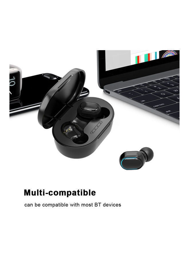 NIBEMINENT BT 5.0 Earbuds with Charging Case Black - Image 3
