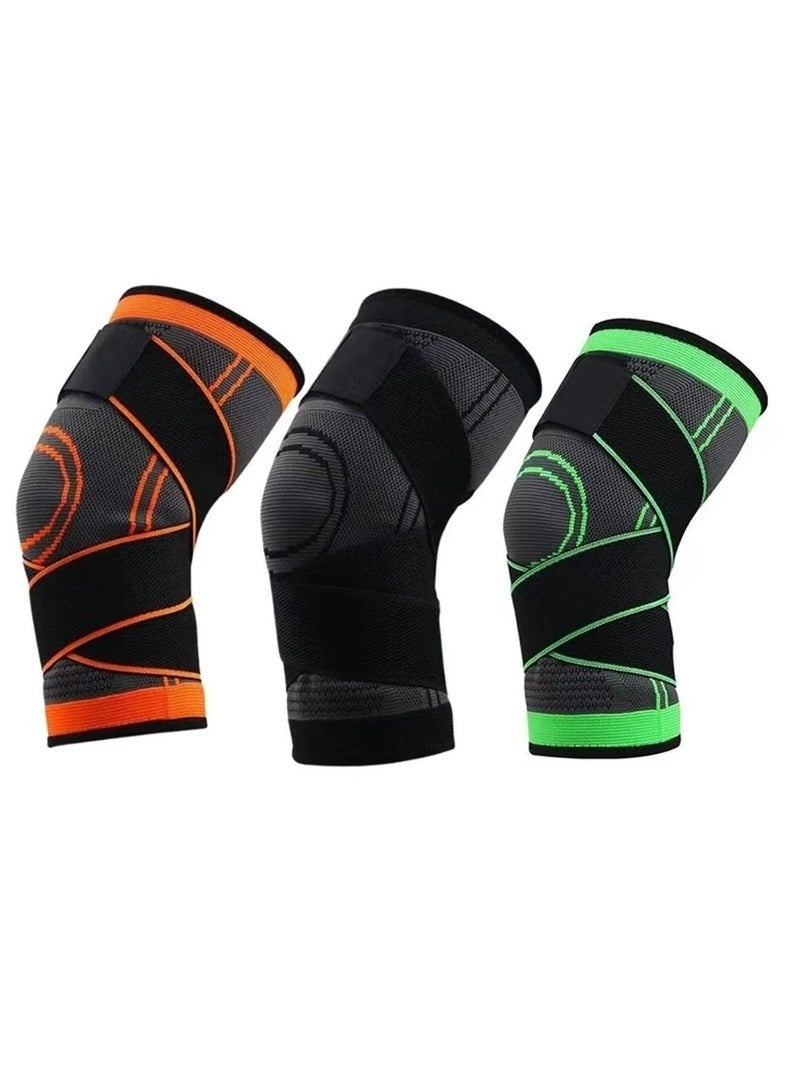 كم ضاغط للركبة - دعامة ضاغطة لالتهاب المفاصل، وتخفيف آلام المفاصل، ورفع الأثقال، والتنس، والتمرين، والاستخدام اليومي - ضمادة ركبة قابلة للتعديل للرجال والنساء - Image 4