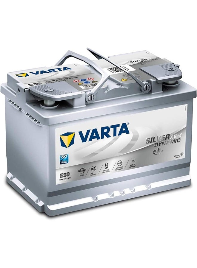 Varta 12V DIN 70AH AGM Car Battery - Image 1