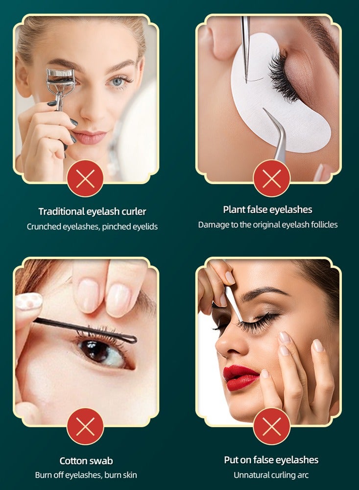 BOMIDI Dynamic Electric Eyelash Curler With 2 Speed Temperature Control Rechargeable Type-C Long Battery Life EC1  - White  - Image 2