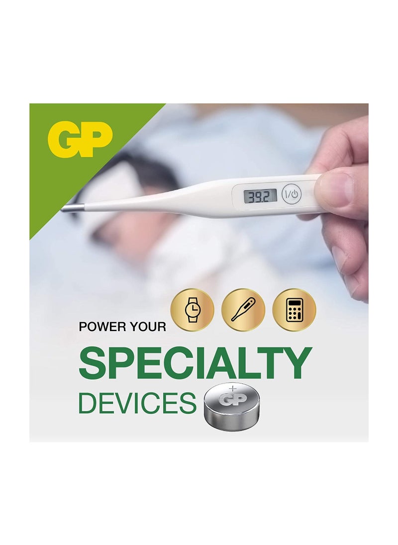GP - 10-Pieces GP (A76) LR44 AG13 Alkaline Cell 0% Mercury 1.5V Batteries - Image 1