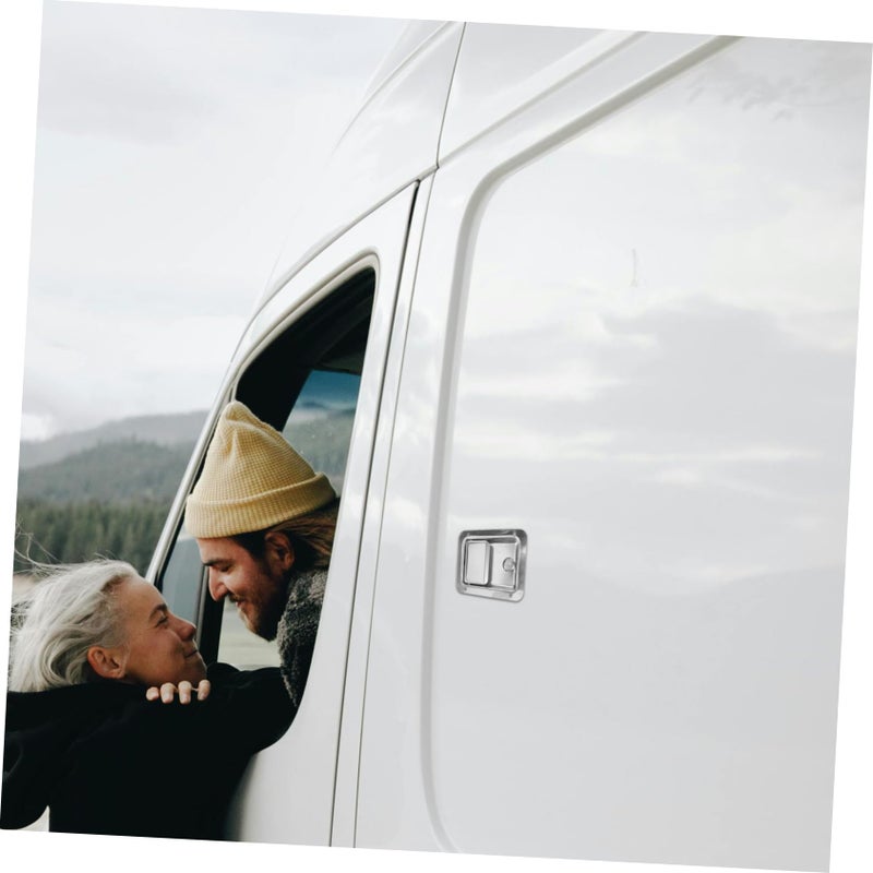 Stainless Steel Easy Press Panel Locks For Trailer RV Truck Cabinet - Image 5