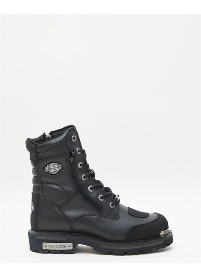 هارلي ديفيدسون Riddick Men's Black Leather Boots