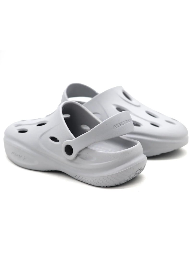 Red Tape Men's Stunner Comfortable Clogs || Sandals With Adjustable Back Strap For Men Light Grey, 6 UK - Image 5