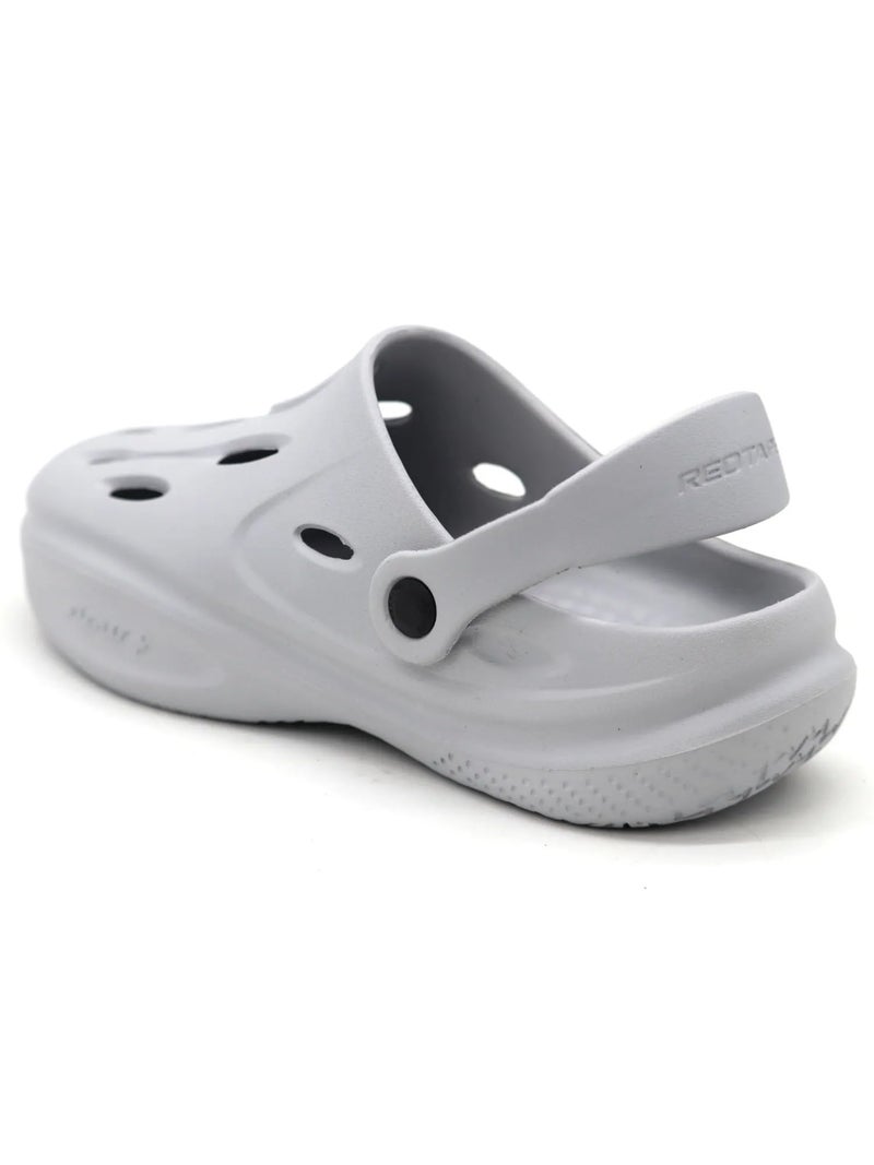 Red Tape Men's Stunner Comfortable Clogs || Sandals With Adjustable Back Strap For Men Light Grey, 6 UK - Image 4
