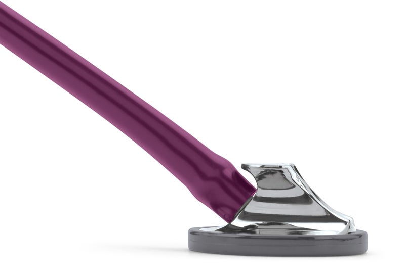 3M Littmann Master Cardiology Stethoscope, 2167, Stainless Steel Chestpiece, 27" Plum Tube - Image 3