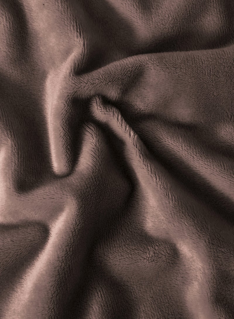 Master Home Textile Velvet Fitted Sheet Set, Queen Size - 3PCS,Fits 160 x 200 cm Bed, Soft & Cozy - Image 3